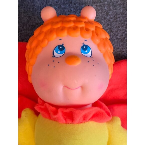 VTG 1984 Glow Worm Glo Kids  Butterfly Soma Plush Little Trasures untested parts - Picture 1 of 11